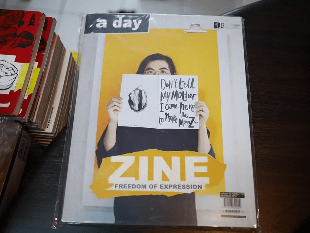 a day 183 Zine Freedom of Expression