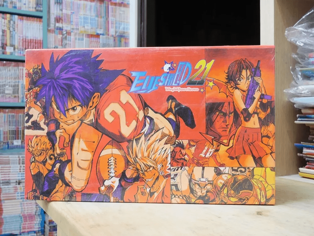 หนังสือ Eyeshield 21 ไอ้หนูไต้ฝุ่นมะกันบอล 37 เล่มจบ + Boxset (มือหนึ่ง