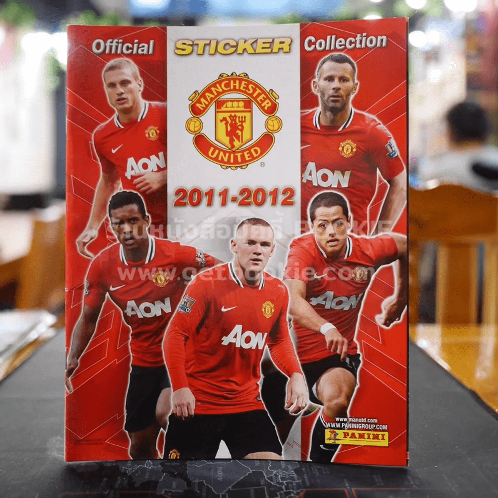 หนังสือ Official Sticker Collection 2011 2012 MANCHESTER UNITED รหัส 325888 ขายหนังสือOfficial