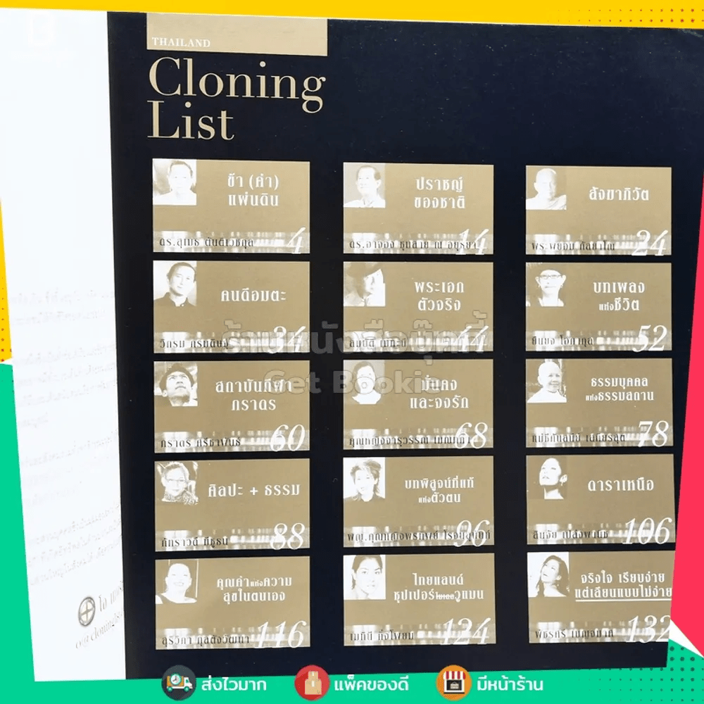 Thailand Cloning List (มีสัมภาษณ์ แอ๊ด คาราบาว) ปกอ่อน
