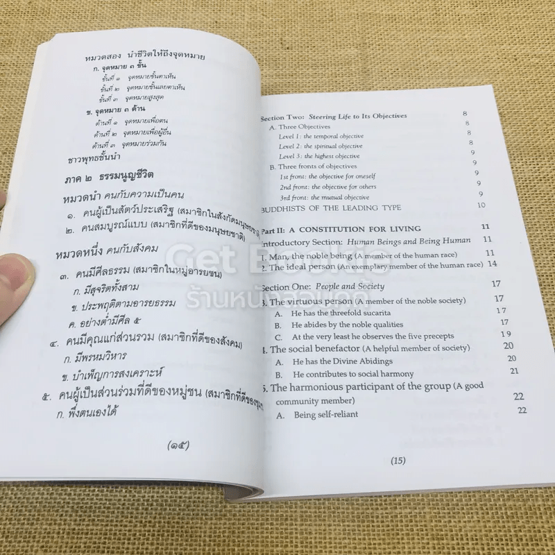 ธรรมนูญชีวิต พุทธจริยธรรมเพื่อชีวิตที่ดีงาม