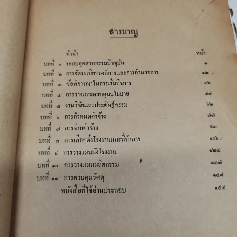 การอำนวยการอุตสาหกรรม โดย ถวัลย์ ศิลปกิจ มหาวิทยาลัยธรรมศาสตร์