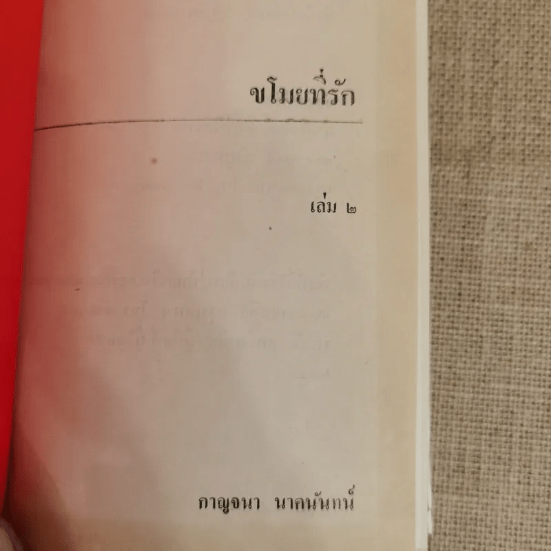 ขโมยที่รัก 2 เล่มจบ - กาญจนา นาคนันทน์