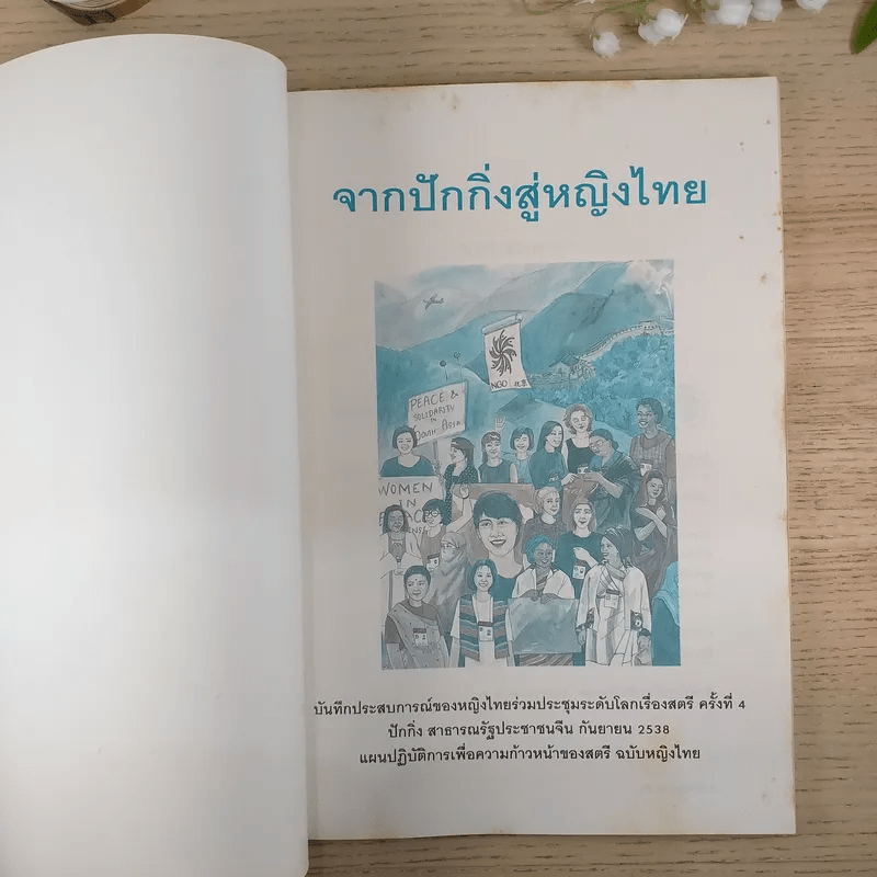 จากปักกิ่งสู่หญิงไทย บันทึกประสบการณ์ของหญิงไทยร่วมประชุมระดับโลกเรื่องสตรี ครั้งที่ 4