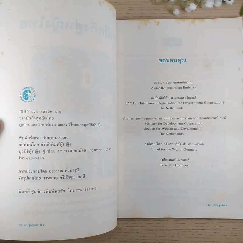 จากปักกิ่งสู่หญิงไทย บันทึกประสบการณ์ของหญิงไทยร่วมประชุมระดับโลกเรื่องสตรี ครั้งที่ 4