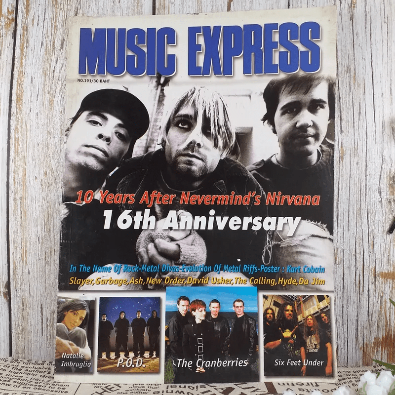 Music Express No.191 10 Years After Nevermind's Nirvana 16th Anniversary