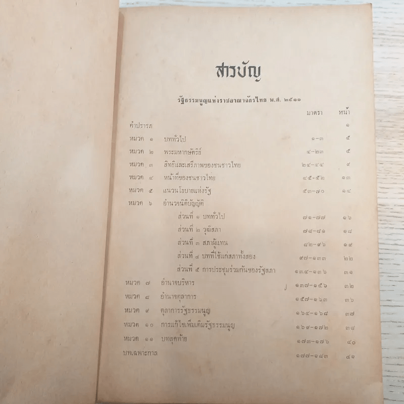 รวมกฎหมายรัฐธรรมนูญแห่งราชอาณาจักรไทย พ.ศ.2511 - นายโกเมนทร์ สืบวิเศษ