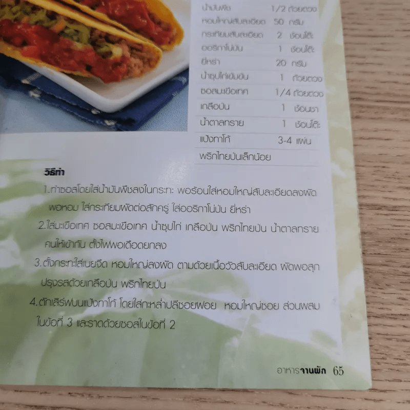 อาหารจานผัก - ณัฐพงศ์ ธีรนันทพิชิต