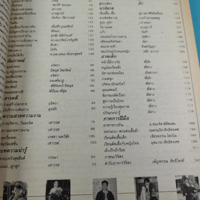 หญิงไทย ปีที่ 8 ฉบับที่ 433 ปักษ์หลัง ต.ค.2536 แอน สิเรียม