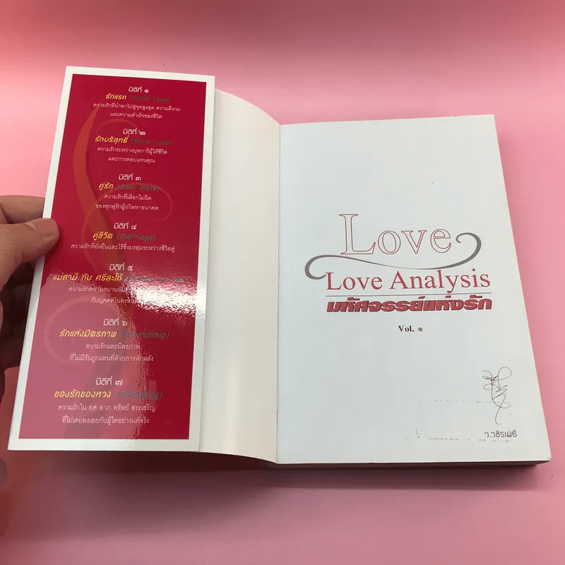 Love Analysis มหัศจรรย์แห่งรัก Vol.1 - ว.วชิรเมธี