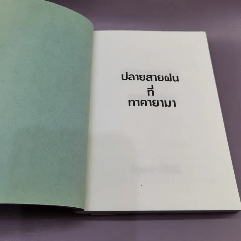 ปลายสายฝนที่ทาคายามา - กฤษณา อโศกสิน