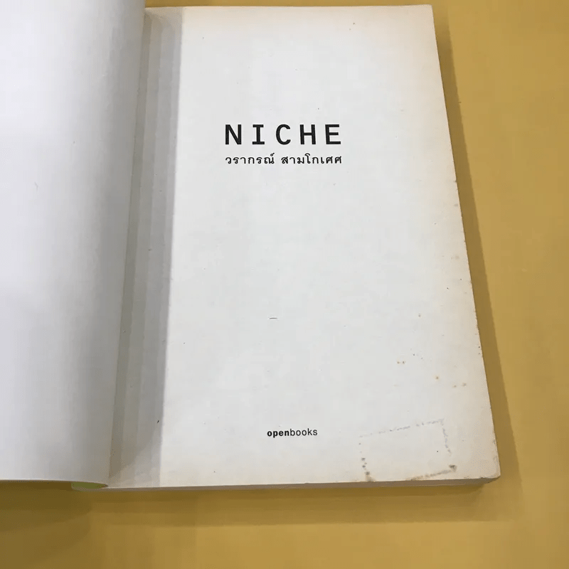 Niche Edutainment Essay - วรากรณ์ สามโกเศศ