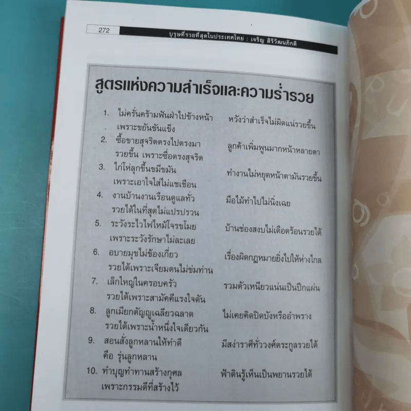 บุรุษที่รวยที่สุดในประเทศไทย เจริญ สิริวัฒนภักดี - บุญชัย ใจเย็น