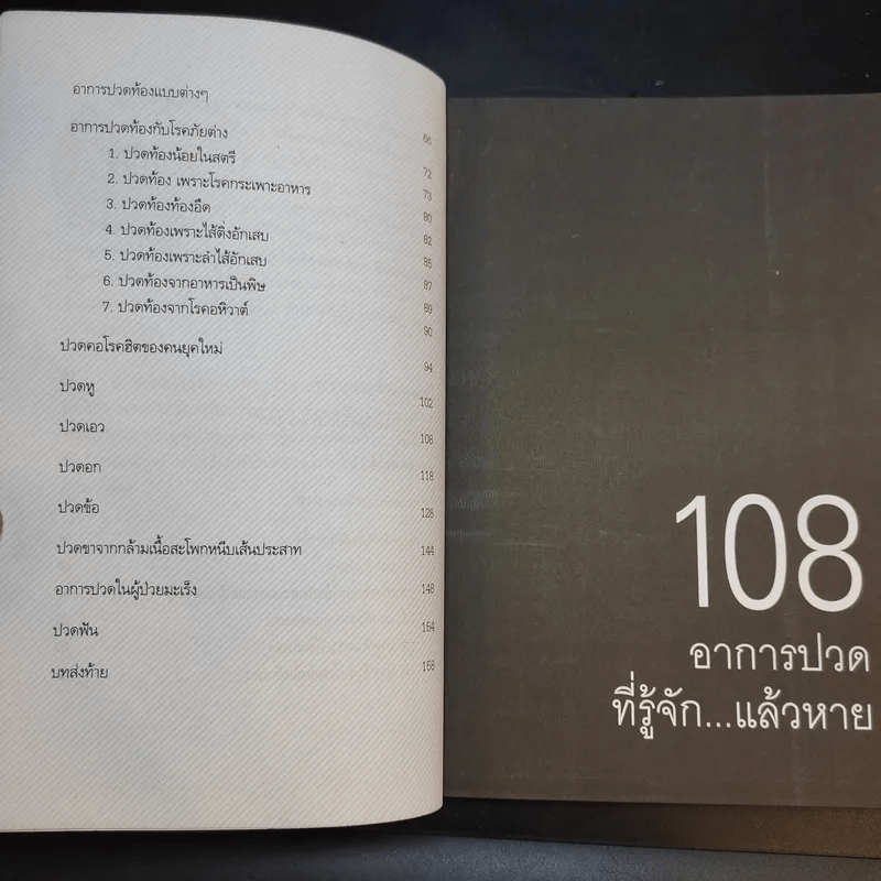 108 อาการปวดที่รู้จักแล้วหาย - ภัทรา