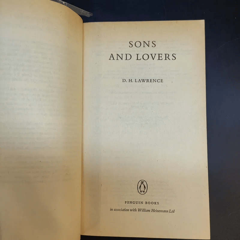 Sons and Lovers - D. H. Lawrence