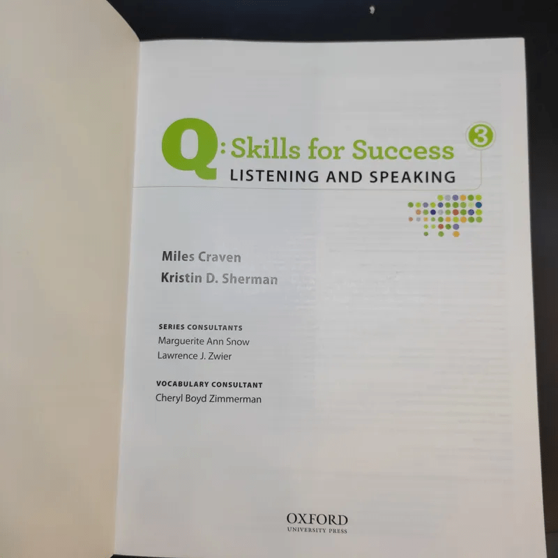 Q: Skills for Success Listening and Speaking