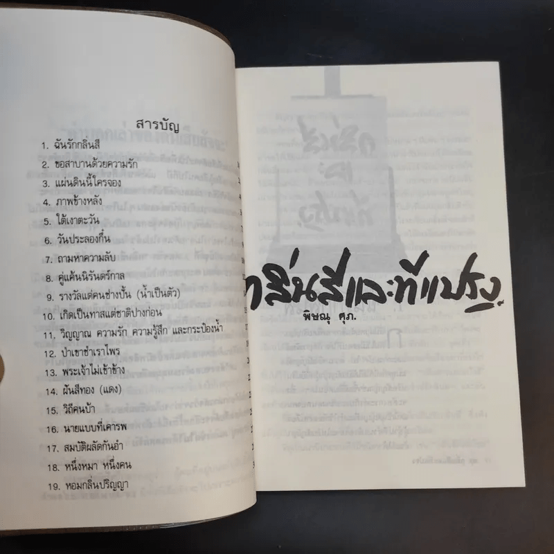 กลิ่นสีและทีแปรง - พิษณุ ศุภ