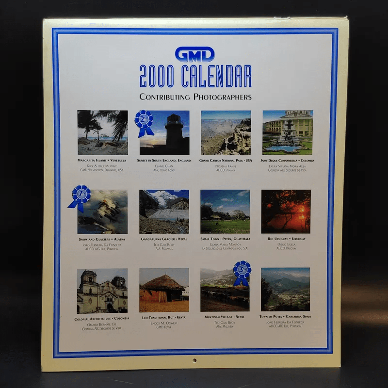 2000 Calendar Contributing Photographers