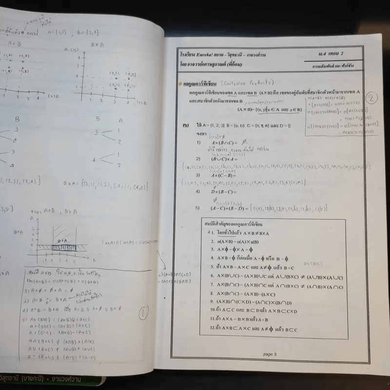 หนังสือติวเตอร์คณิตศาสตร์ อ.เศรษฐกานต์ (พี่ต้อม) 3 เล่ม