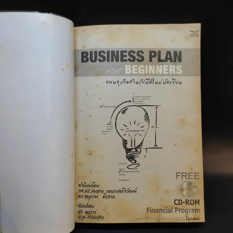 Business Plan for Beginners แผนธุรกิจสำหรับมือใหม่หัดเขียน