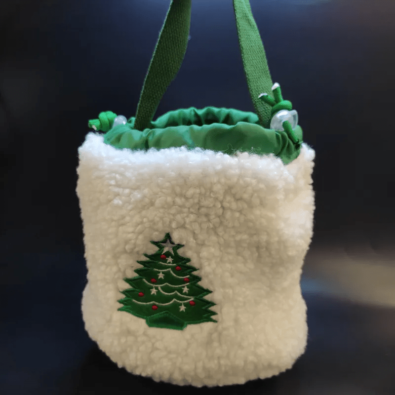 SHEIN ถุงของขวัญปักลายต้นคริสต์มาส