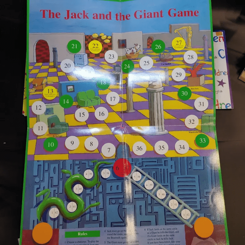 Children's English หนังสือภาษาอังกฤษสำหรับเด็ก มีเกมสนุกๆให้เล่น ขายรวม 4 เล่ม