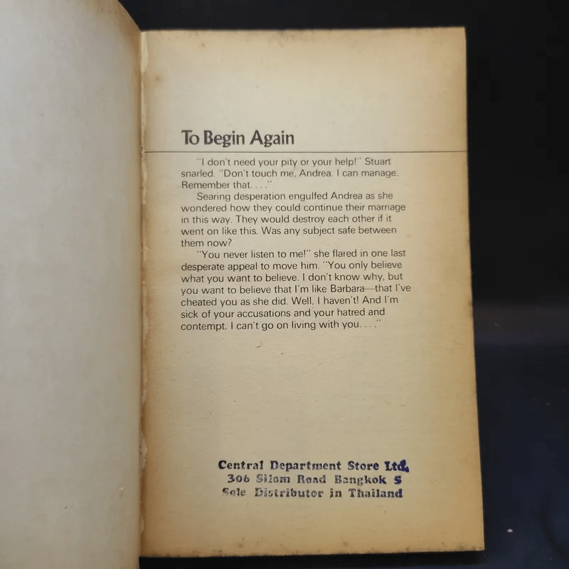 To Begin Again - Jan McLean