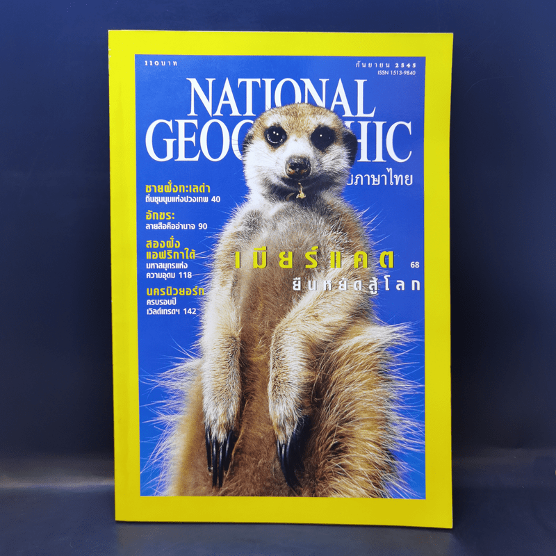 National Geographic ก.ย.2545 เมียร์แคต ยืนหยัดสู้โลก