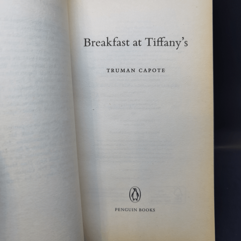 Brreakfast at Tiffany's - Truman Capote