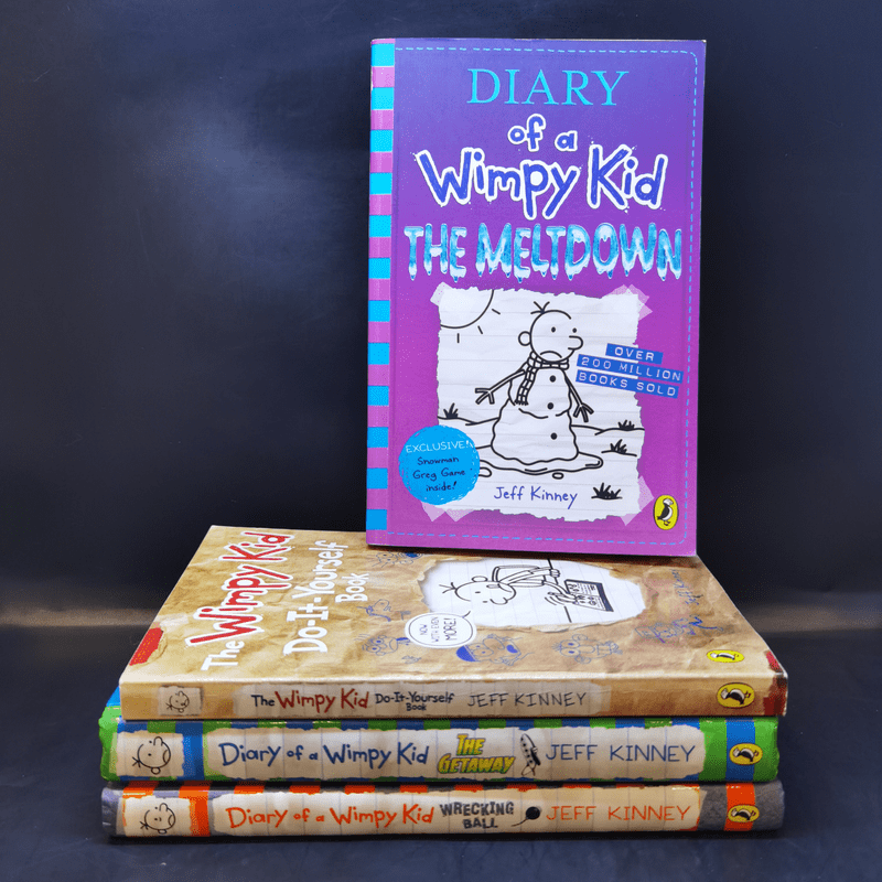 Diary of a Wimpy Kid ขายรวม 4 เล่ม - Jeff Kinney