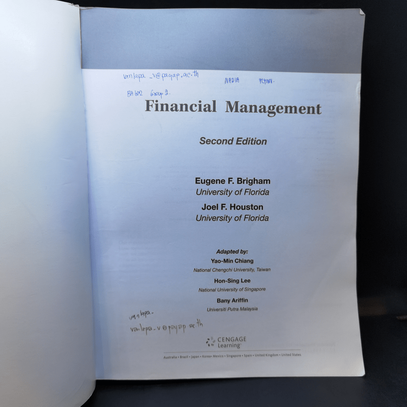 Financial Management - Eugene F. Brigham, Joel F. Houston