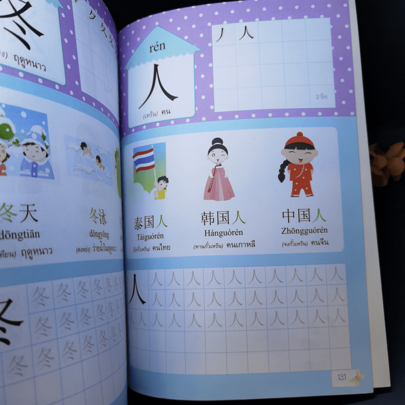 คัดเขียน เรียนจีน (หนังสือฝึกคัดอักษรภาษาจีน)