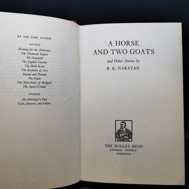 A Horse and Two Goats - R.K.Narayan