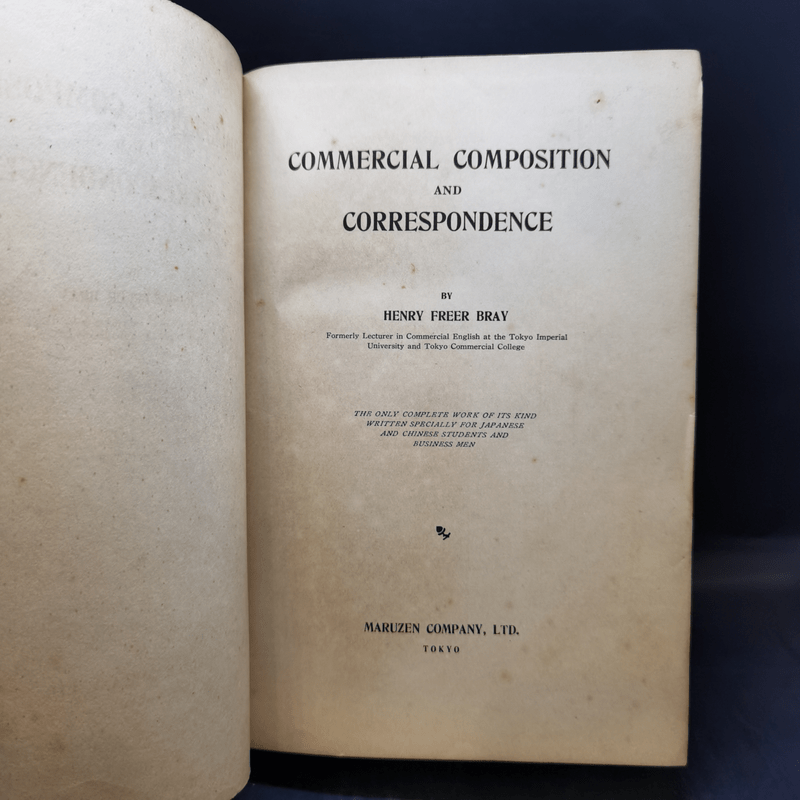 Commercial Composition and Correspondence - Henry Freer Bray