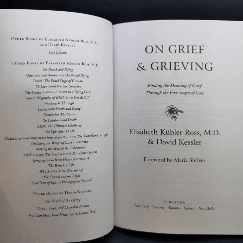 Life Lessons + On Grief & Grieving + On Death & Dying