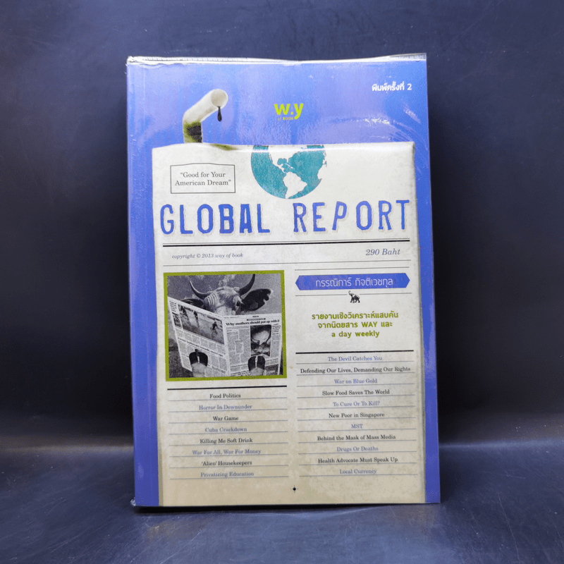 Global Report รายงานเชิงวิเคราะห์แสบคันจากนิตยสาร Way และ a day weekly - กรรณิการ์ กิจติเวชกุล