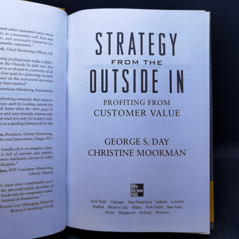 Strategy from the Outside in - George Day, Christine Moorman