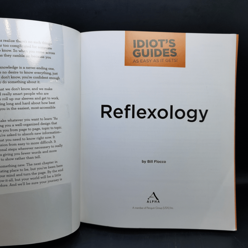 Idiot's Guides: Reflexology - Bill Flocco
