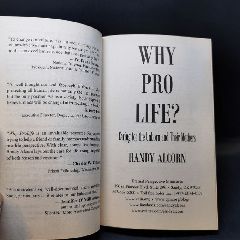 Why Pro Life? - Randy Alcorn