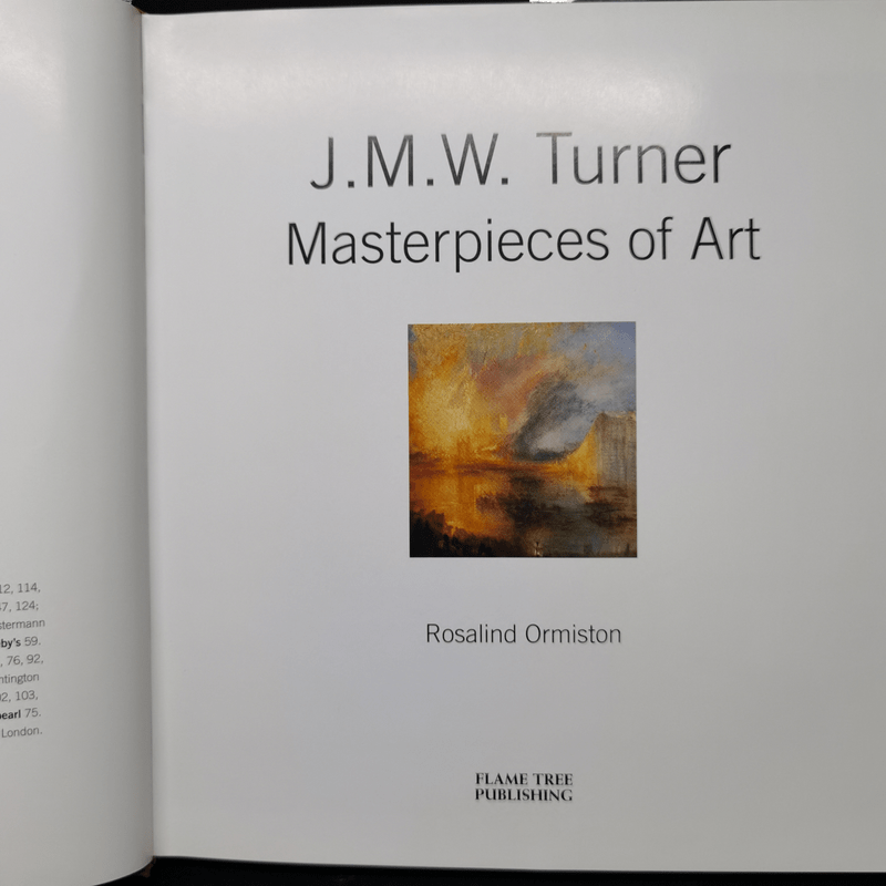 J.M.W. Turner Masterpieces of Art - Rosalind Ormiston