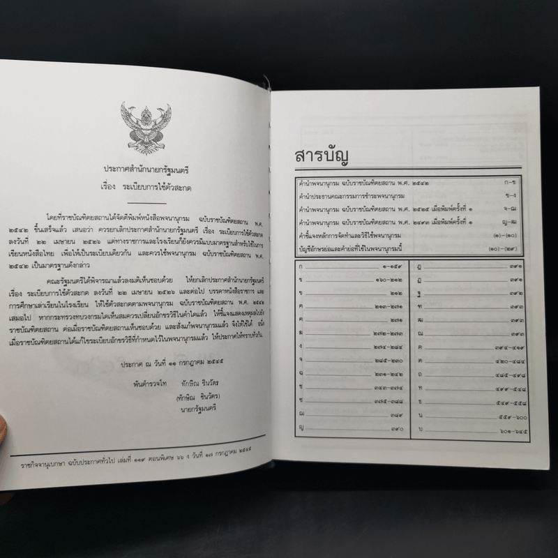 พจนานุกรมฉบับราชบัณฑิตยสถาน พ.ศ.2542