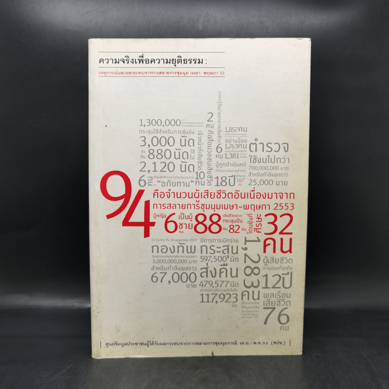 ความจริงเพื่อความยุติธรรม : เหตุการณ์และผลกระทบจากการสลายการชุมนุม เมษา-พฤษภา 53