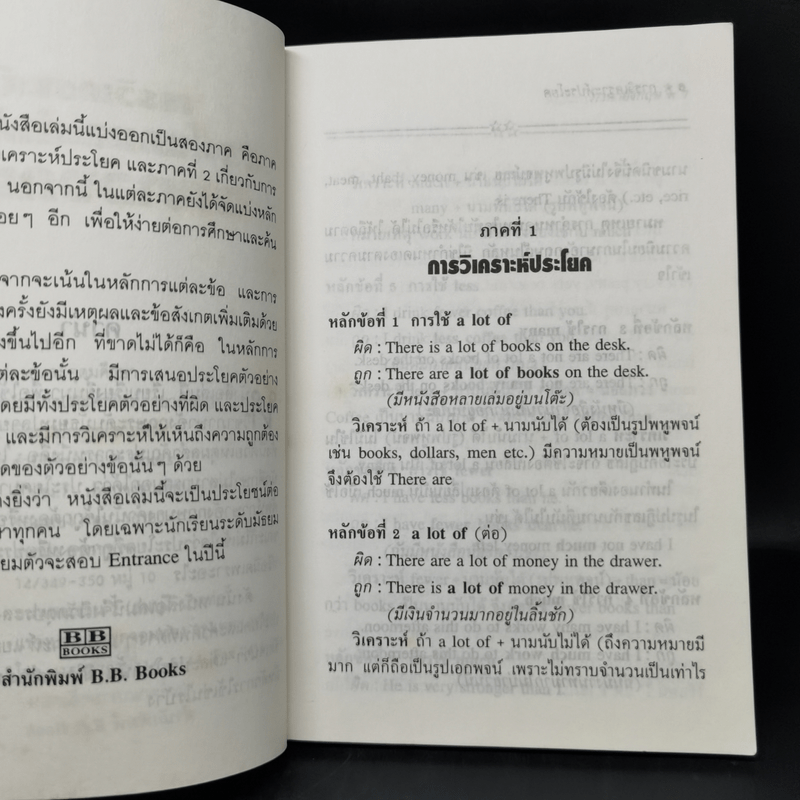 การวิเคราะห์คำศัพท์และประโยคภาษาอังกฤษ