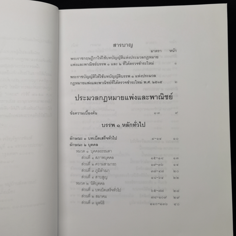 ประมวลกฎหมายแพ่งและพาณิชย์ บรรพ 1 ถึงบรรพ 6 - สมชาย พงษ์พัฒนาศิลป์, เผ่าพันธ์ ชอบน้ำตาล