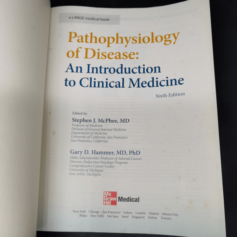 Pathophysiology of Disease - Gary Hammer, Stephen McPhee