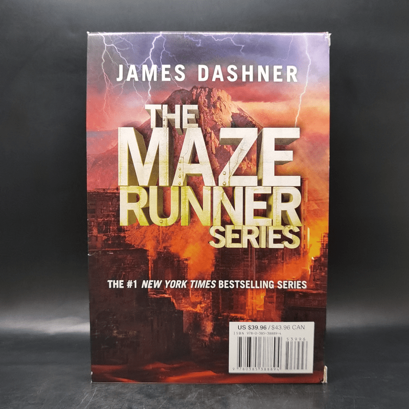 The Maze Runner Series Boxset 4 Books - James Dashner