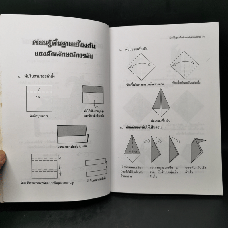 แบบรูปยอดนิยมในการพับกระดาษรูปสัตว์แบบคลาสสิก - ประกฤต ไชยโต๊ะพรหม