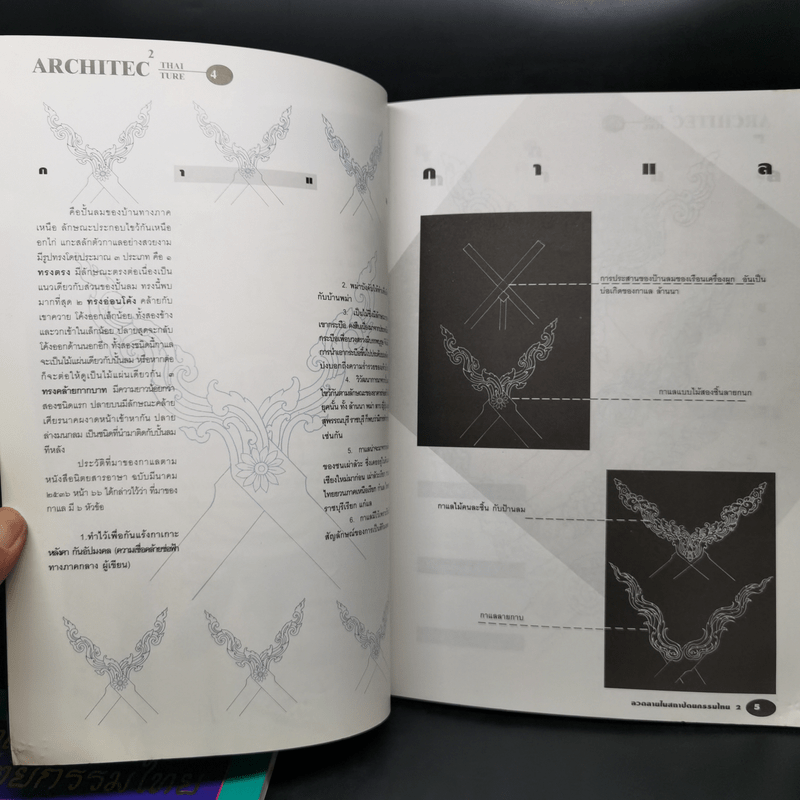 ลวดลายในสถาปัตยกรรมไทย เล่ม 1-2 - อ.เศรษฐมันตร์ กาญจนกุล