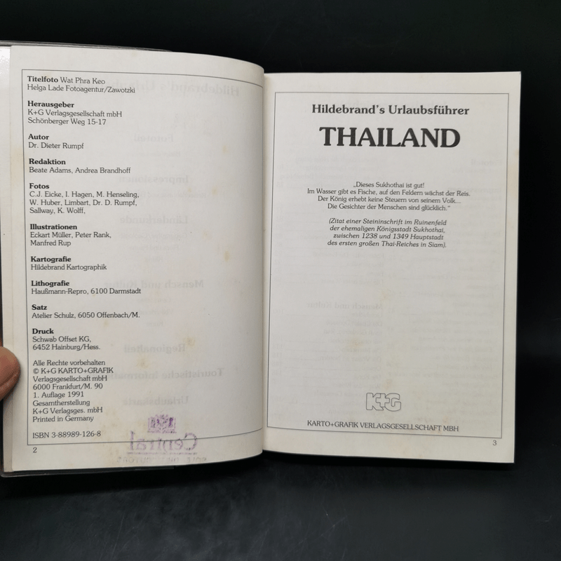 Thailand Hildebrand's Urlaubsfuhrer