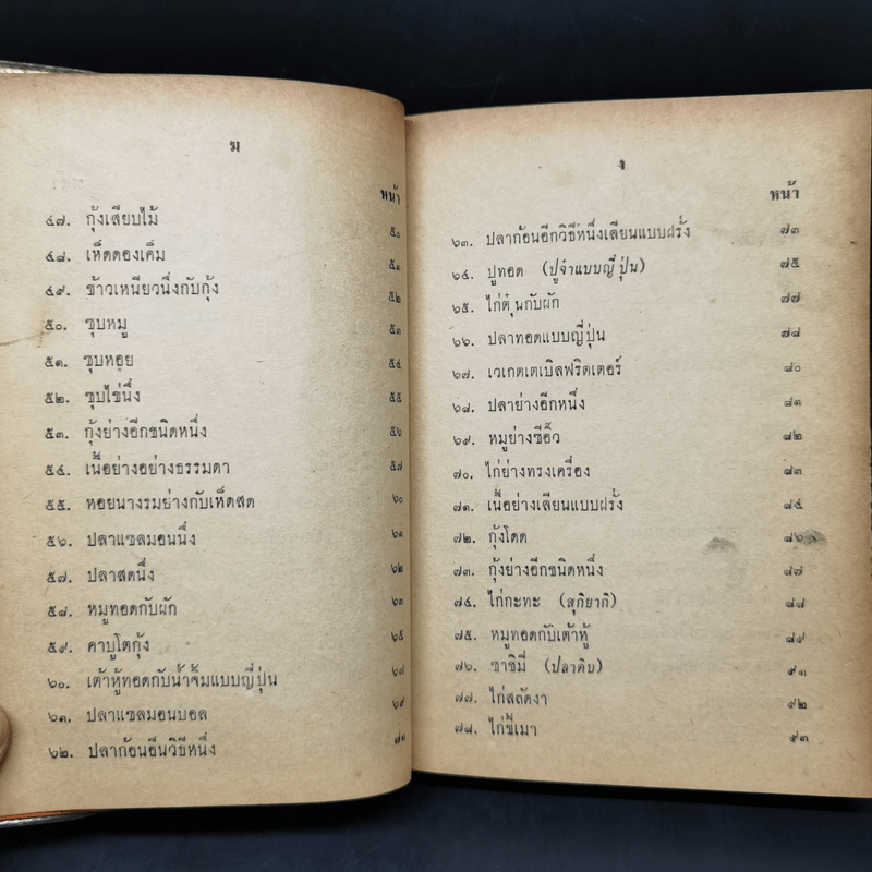 ตำรับอาหารญี่ปุ่น - บุญช่วย กุศลศรี